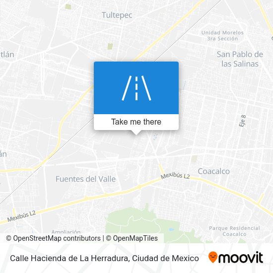 Mapa de Calle Hacienda de La Herradura