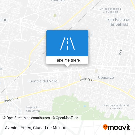Avenida Yutes map