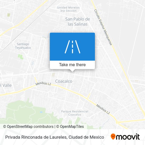 Privada Rinconada de Laureles map