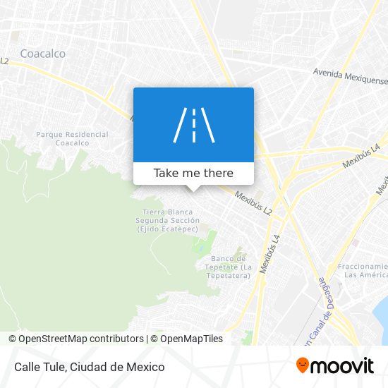 Calle Tule map