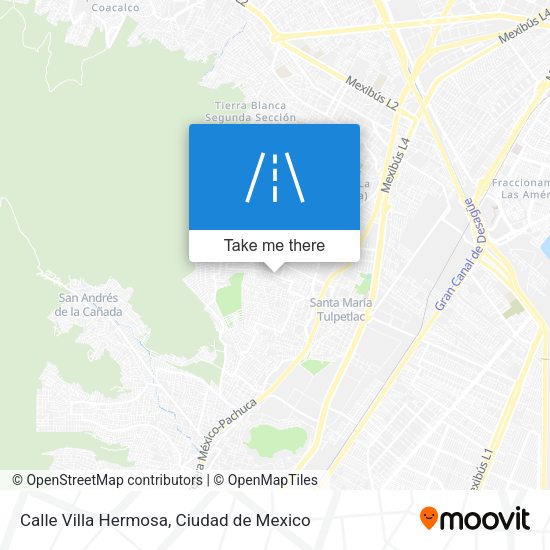 Calle Villa Hermosa map