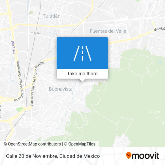 Mapa de Calle 20 de Noviembre