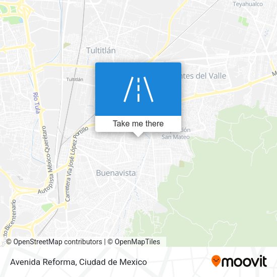 Avenida Reforma map
