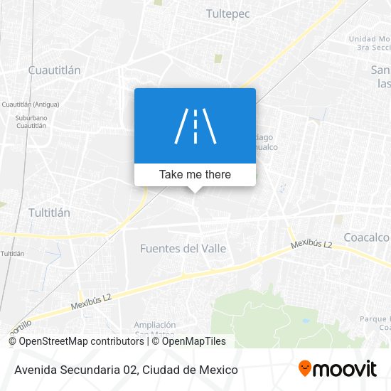 Avenida Secundaria 02 map