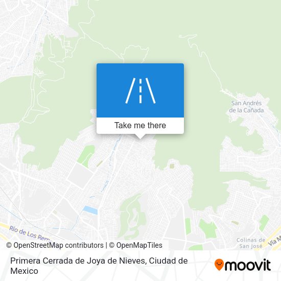 Primera Cerrada de Joya de Nieves map