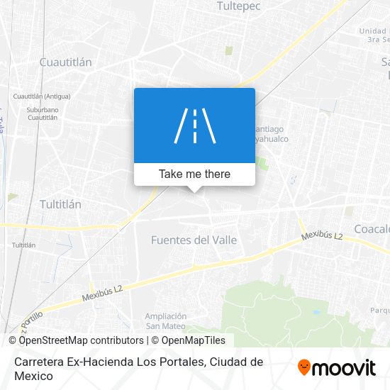 Carretera Ex-Hacienda Los Portales map