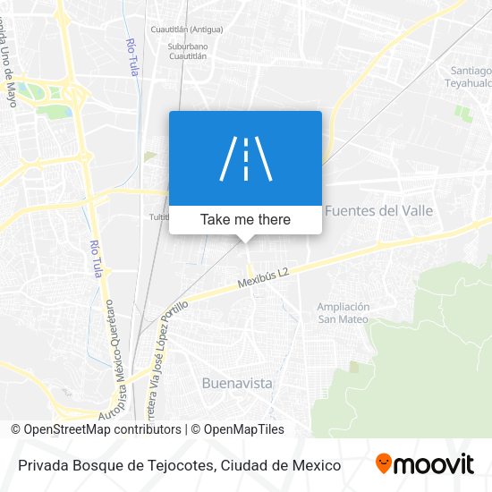 Mapa de Privada Bosque de Tejocotes