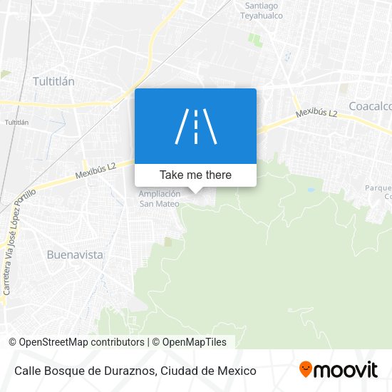 Calle Bosque de Duraznos map