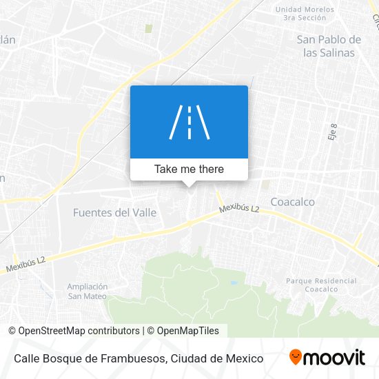 Mapa de Calle Bosque de Frambuesos