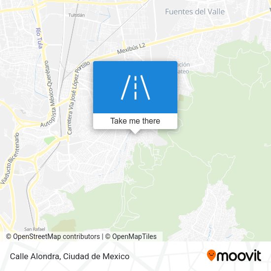 Calle Alondra map