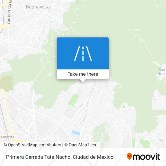 Mapa de Primera Cerrada Tata Nacho