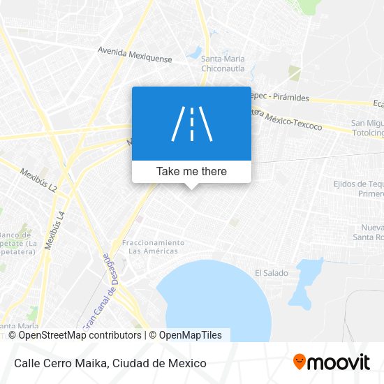 Mapa de Calle Cerro Maika
