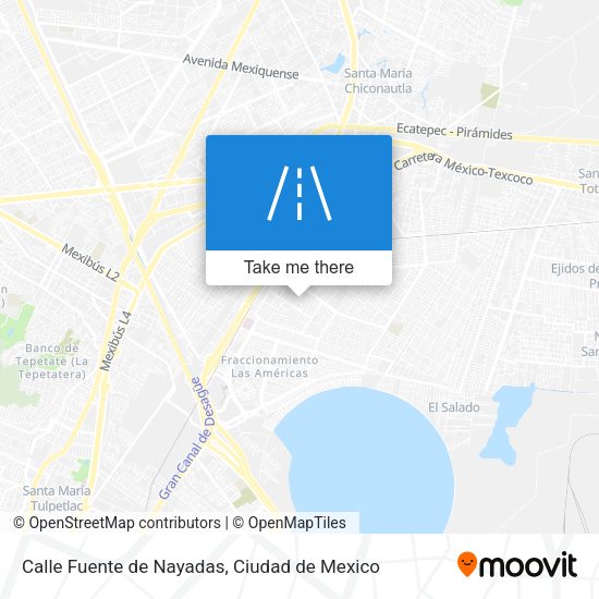 Mapa de Calle Fuente de Nayadas