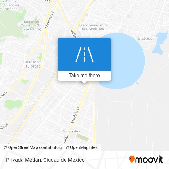 Privada Metlan map
