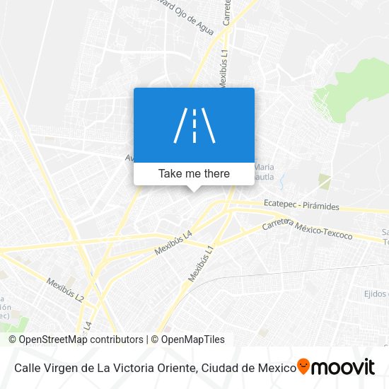 Calle Virgen de La Victoria Oriente map