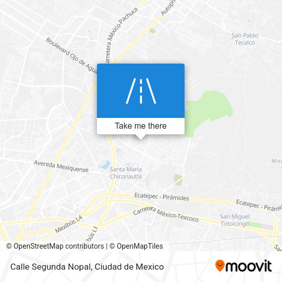 Calle Segunda Nopal map