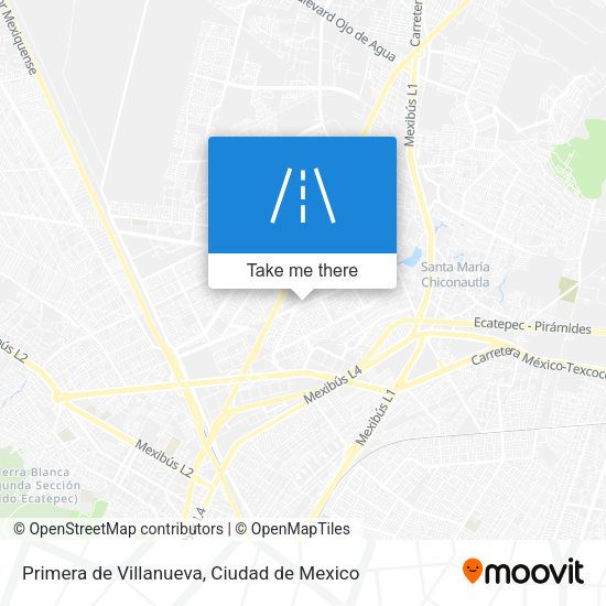 Primera de Villanueva map