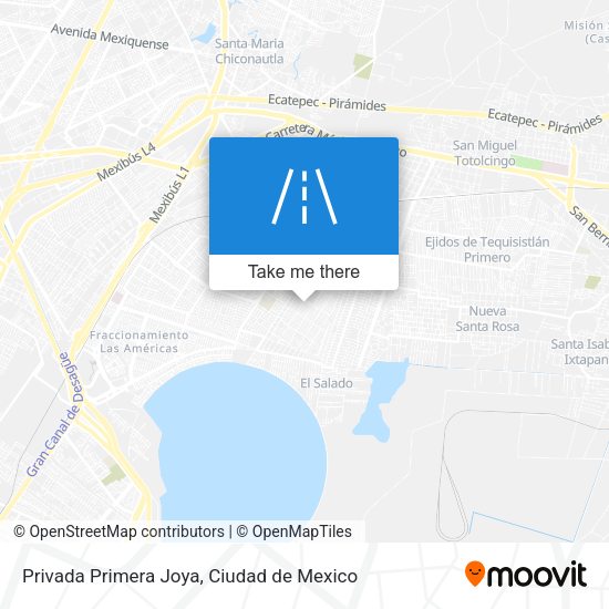 Privada Primera Joya map