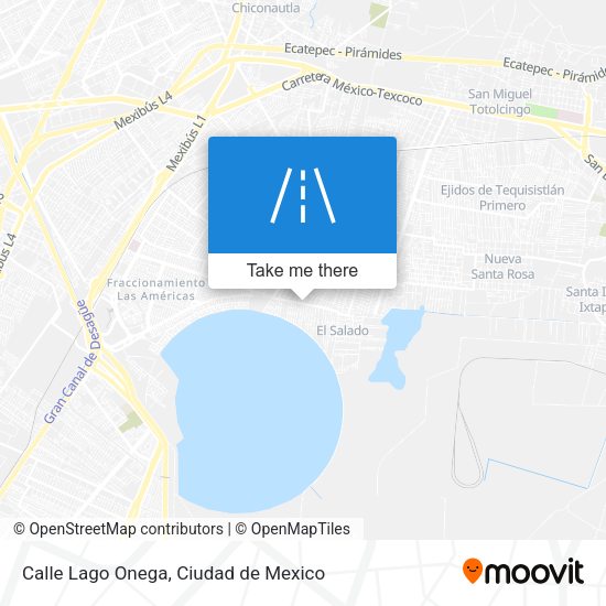 Calle Lago Onega map