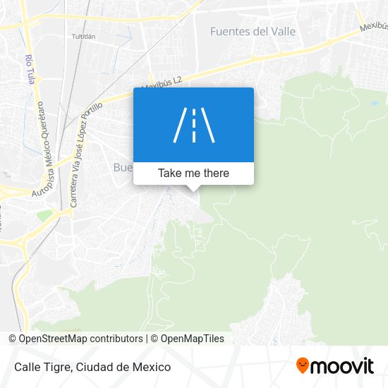 Mapa de Calle Tigre
