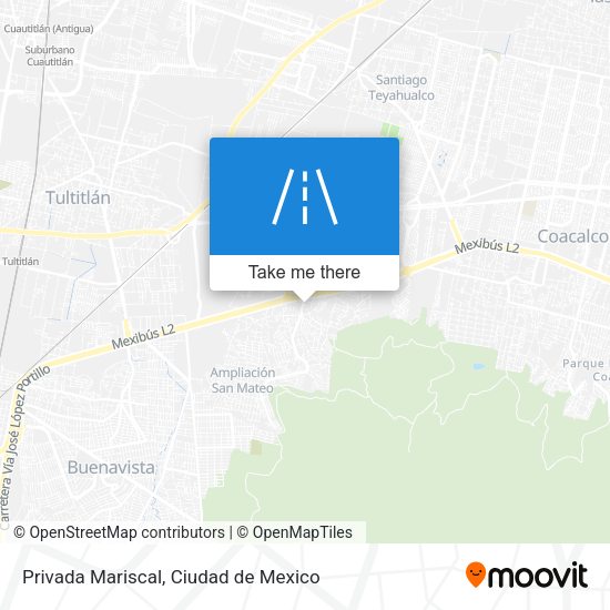 Privada Mariscal map