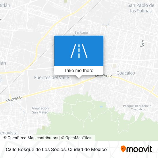 Calle Bosque de Los Socios map
