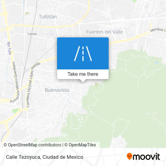 Calle Tezoyuca map