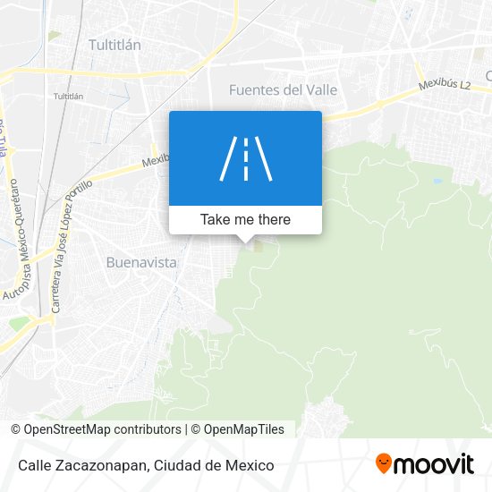 Calle Zacazonapan map