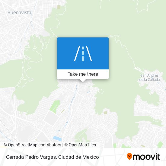Cerrada Pedro Vargas map