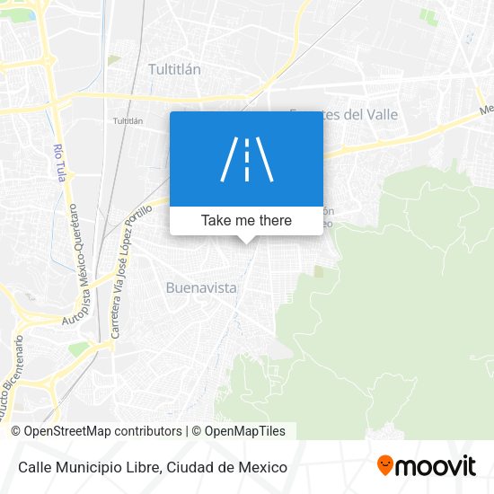 Mapa de Calle Municipio Libre