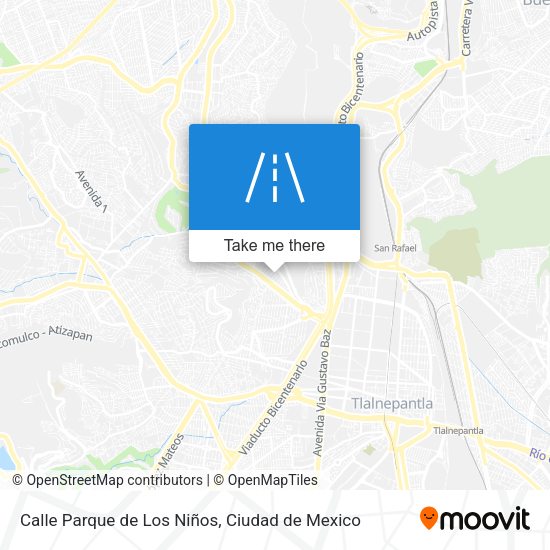 Calle Parque de Los Niños map