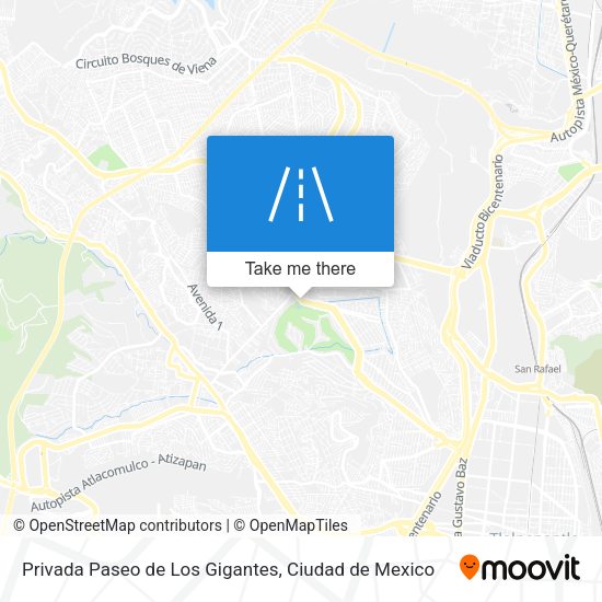 Mapa de Privada Paseo de Los Gigantes