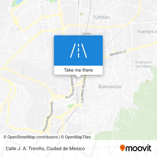 Mapa de Calle J. A. Treviño