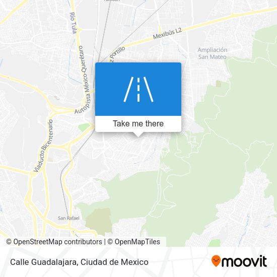 Calle Guadalajara map