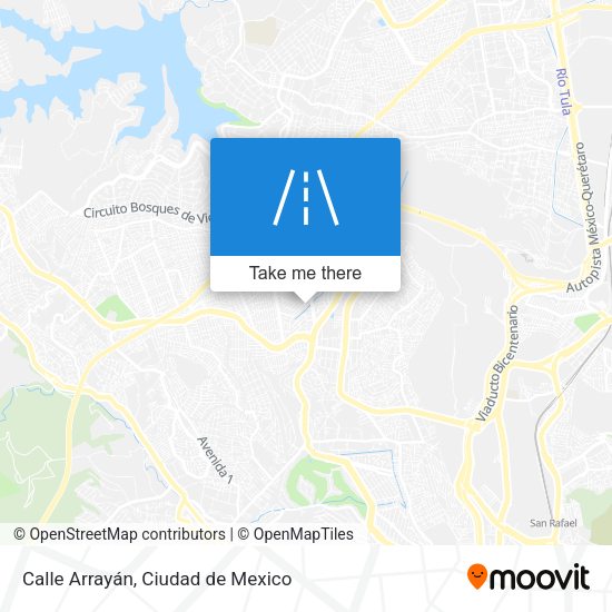 Mapa de Calle Arrayán