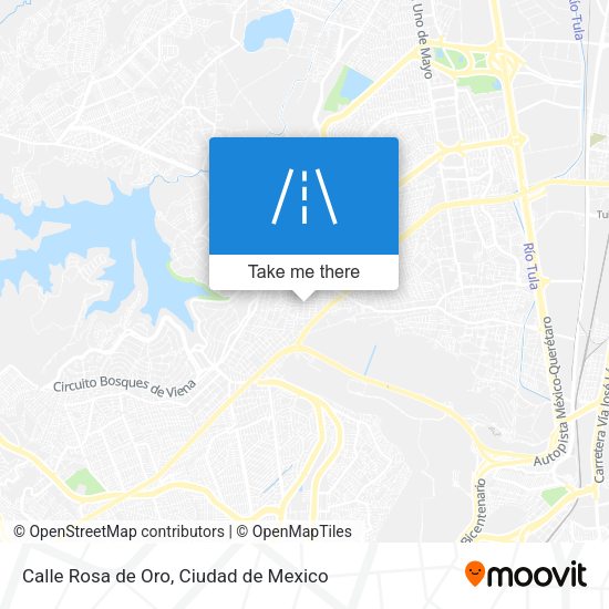 Calle Rosa de Oro map