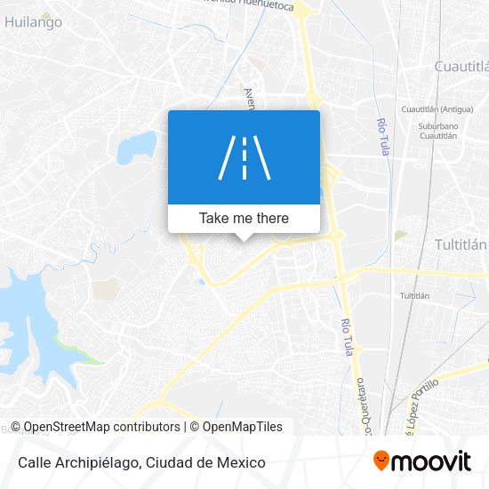 Calle Archipiélago map