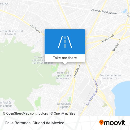 Calle Barranca map