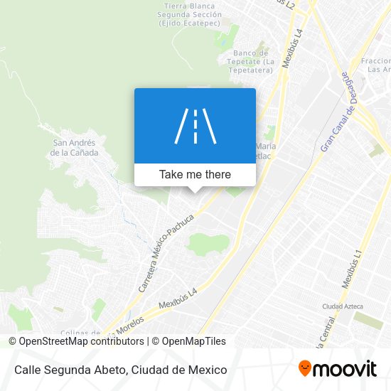 Calle Segunda Abeto map