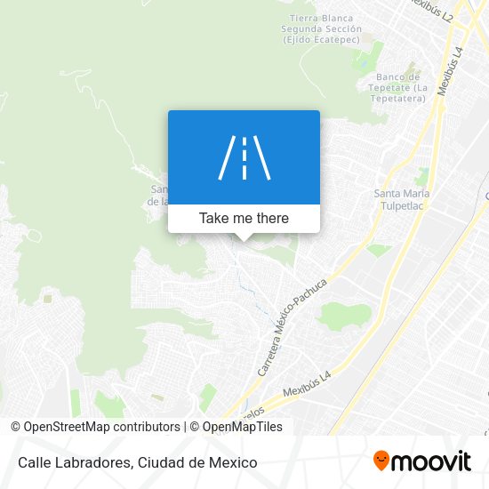 Mapa de Calle Labradores