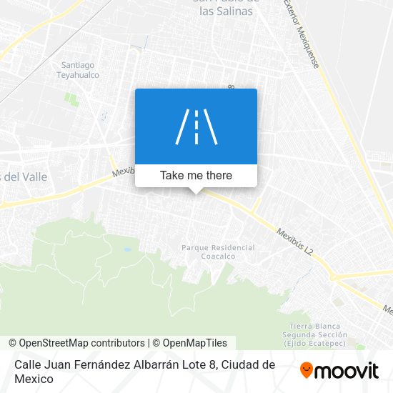 Mapa de Calle Juan Fernández Albarrán Lote 8