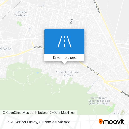 Mapa de Calle Carlos Finlay