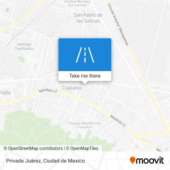 Mapa de Privada Juárez