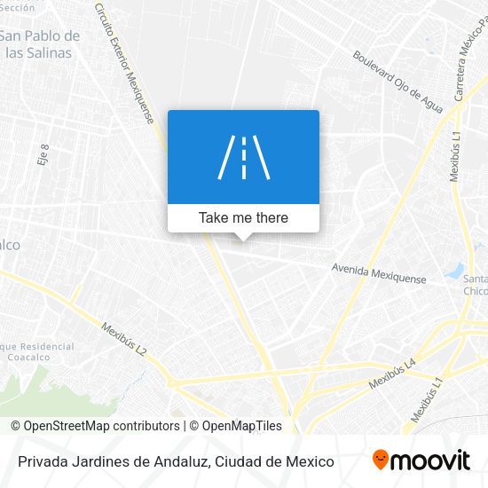 Privada Jardines de Andaluz map