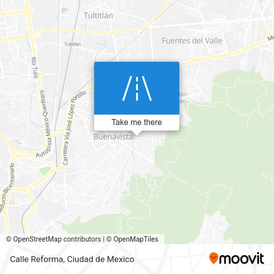 Calle Reforma map