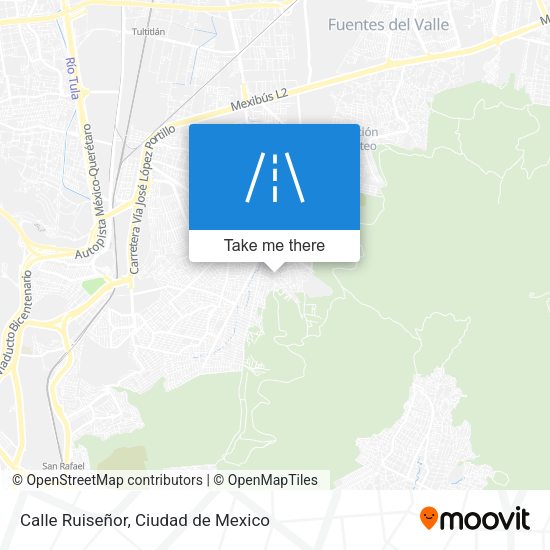 Mapa de Calle Ruiseñor