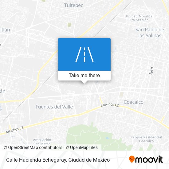 Mapa de Calle Hacienda Echegaray