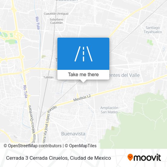 Cerrada 3 Cerrada Ciruelos map