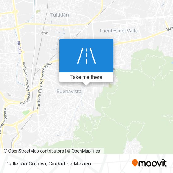 Mapa de Calle Río Grijalva