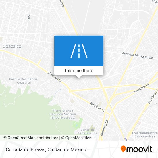 Cerrada de Brevas map